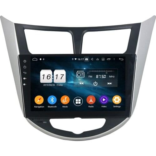 4gb+64gb PX6 2 din 9" Android 10 Car DVD Player for Hyundai Verna Accent Solaris 2011 2012 DSP Radio Bluetooth 5.0 WIFI CarPlay