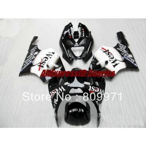 White black Fairing kit for KAWASAKI Ninja ZX7R 96 99 00 03 ZX-7R ZX 7R 1996 1999 2003 ABS Motorcycle Fairings set+gifts