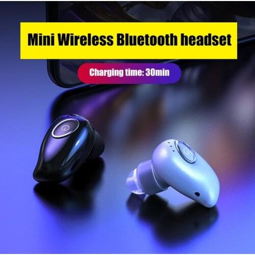 Creativity Mini Wireless Headphones Bluetooth 5.0 Hands-free Voice Prompt ABS Sports Headset Waterproof Noise Reduction Hifi
