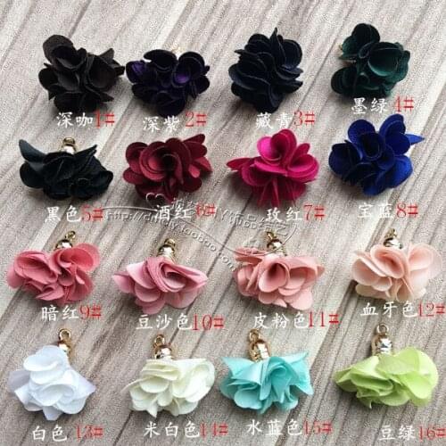 2.7 * 3cm DIY jewelry accessories Belt preparation of flowers Strap High imitation metal cap Key chain hanging ears wholesale