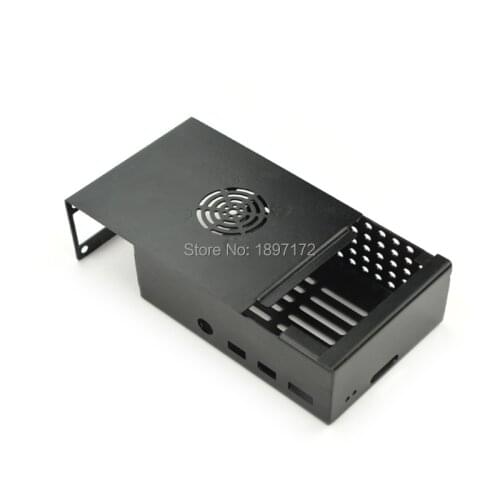 Raspberry Pi 4 Aluminium Alloy Case, Firm, dust resistance, excellent heat spreading