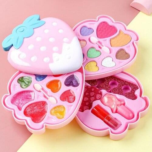 Kids Makeup Set for Girls Pretend Play Make Up Toys Childrens Cosmetic Pretend