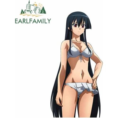 EARLFAMILY 13cm x 6.6cm for Akame Ga KILL Akame Vinyl Car Stickers Suitcase Snowboard Decal Graffiti Sticker JDM Assessoires