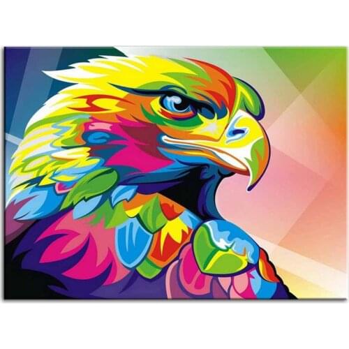 Oil Painting handmade Modern Canvas on Paintings Home living room Decor Home decoration painting Wall Art Colorful eagl 17022209