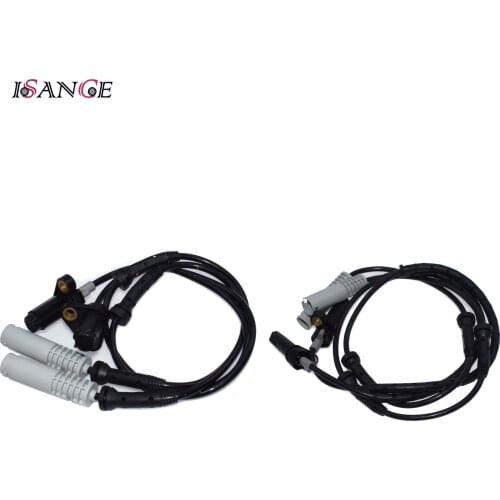 ISANCE Front Rear ABS Wheel Speed Sensor Set For BMW E46 316 318 320 323 325 328 330 M3.2 # 34521164651 34521165609 34521164370