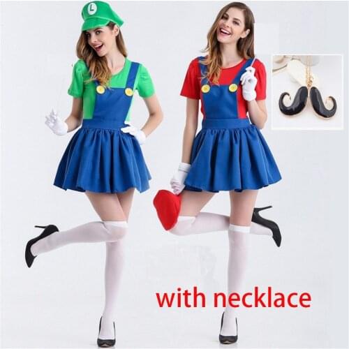 Halloween cosplay anime costume parent-child role-playing children Mario clothes Super Mario clothing