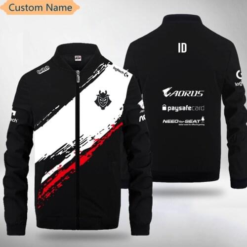 LOL League LEC G2 Esports Team Uniform Jersey Jacket Top quality Custom ID G2 Hoodies Men Streetwear Hoodie Sweatshirt
