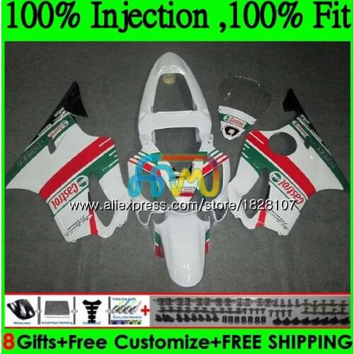 OEM For HONDA CBR 600 F4i CBR600FS CBR600 F4i 01 02 White green 03 139BS.42 CBR 600F4i 600 FS CBR600F4i 2001 2002 2003 Fairing