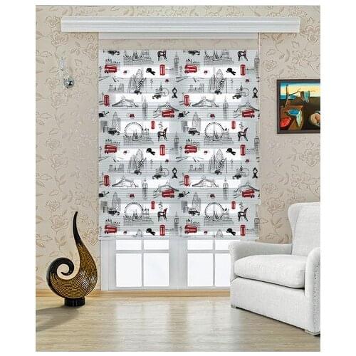 SIRMAK digital printed organic dye roller blinds