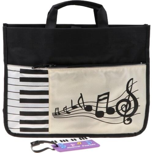 Musical Instrument Piano Keyboard Handbag Shoulder Bag Backpack for Gift