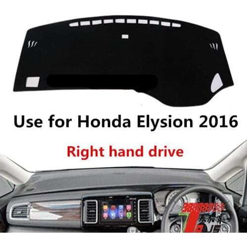 Taijs Right Hand Drive High Quality Polyester Fibre Fit Model Car Dashboard Cover Dashmat for Honda Elysion 2016 2017 2018