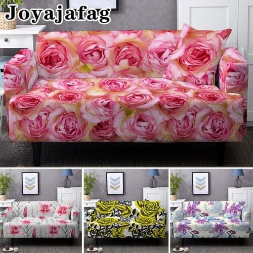 All-Inclusive Beautiful Elegant Floral Nordic Sofa Cover Non-Slip Universal Elastic Slipcover For All Seasons 1 2 3 4 Seater