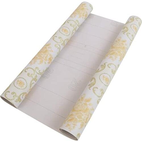 Floral Wallpaper Vinyl Textured Self Adhesive Wall PaperPeel And Stick Vintage Damask For Home Walls Kidroom Bedroom Decorative