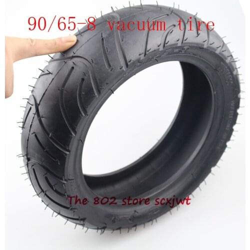 High quality 90/65-8 Tubeless Tyres Electric Scooter vacuum Tires Front Tires for Monkey motorcycle (Scooter Spare accessory)