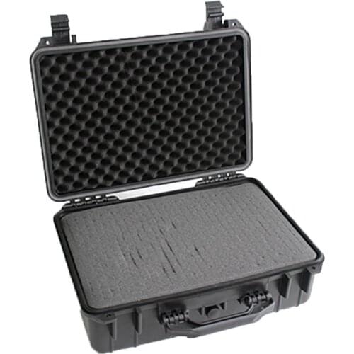 High quality Waterproof tool case hard case Dustproof Protective toolbox Camera Case Instrument box suitcase with pre-cut foam
