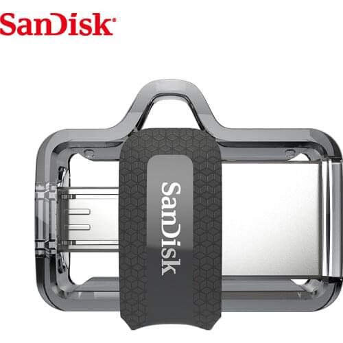 100% Original SanDisk USB 3.0 OTG USB Flash Drive SDDD3 USB Mini Flash Drive High Speed 32GB DD3 U Disk Memory Micro USB Stick