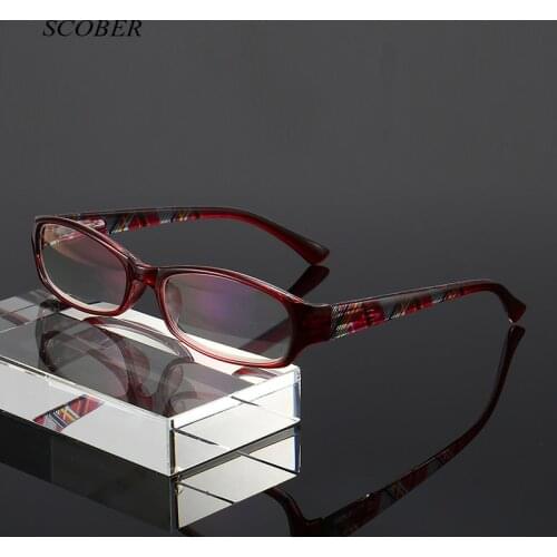 2020 New Fashion ANTI-BLUE reading glasses women Super light full frame anti-fatigue reading glasses PC presbyopic eyewear