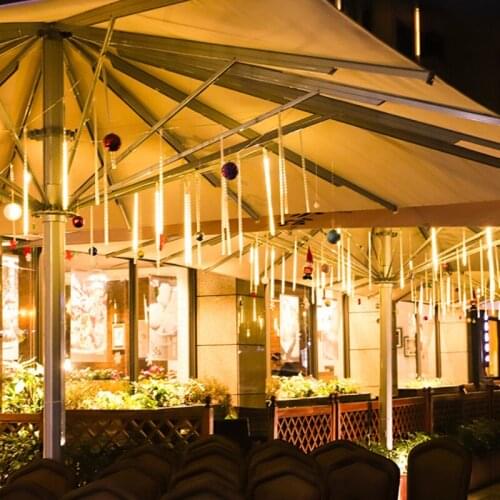 30/50cm 8 Tube Meteor Shower Rain LED Fairy String Lights Christmas Decorations for Home Outdoor Curtain Lights New Year Navidad