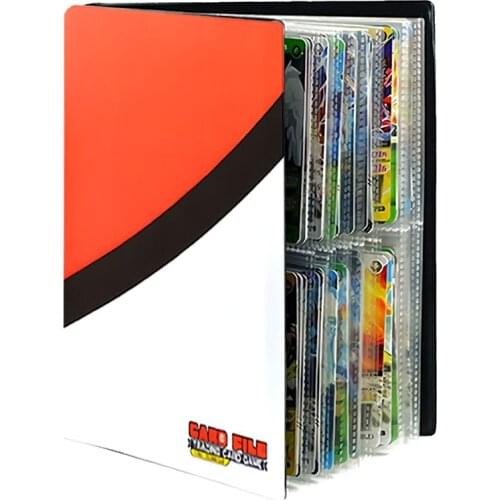 240pcs Cartoon Anime Pokemon Cards Album Book Game Card EX GX Collectors Binder Folder Children Loaded List Holder Capacity Toys