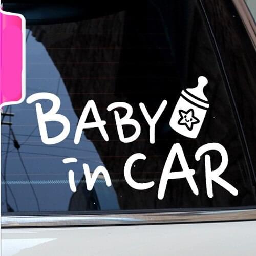Real Arrive Time-limited Car Covers Styling Litter Boy Sticker Baby in Car Decal Sticker For All Cars Funny