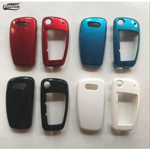 Gift High Quality ABS Car Key Shell Cover For AUDI A4L A6L A5 A7 A8 Q5 Q7 S5 S6 S7 S8 SLINE RS A3 C6 8P 8V A3 Quattro Flip Key