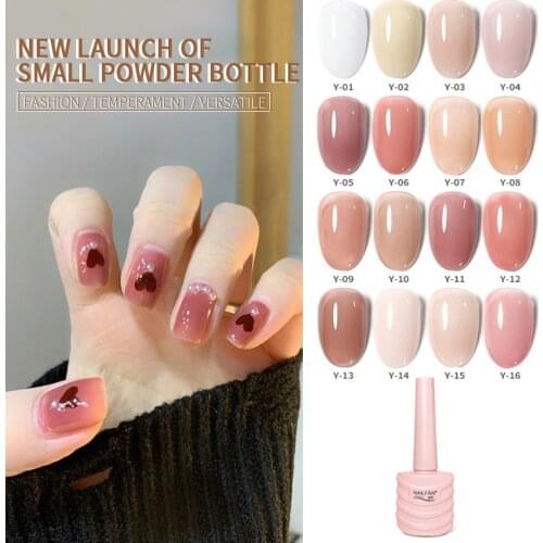 Milk Tea Color Gel Polish Manicure for Nails Semi Permanent Vernis top coat UV LED Gel Varnish Soak Off Nail Art Gel Nail Polish
