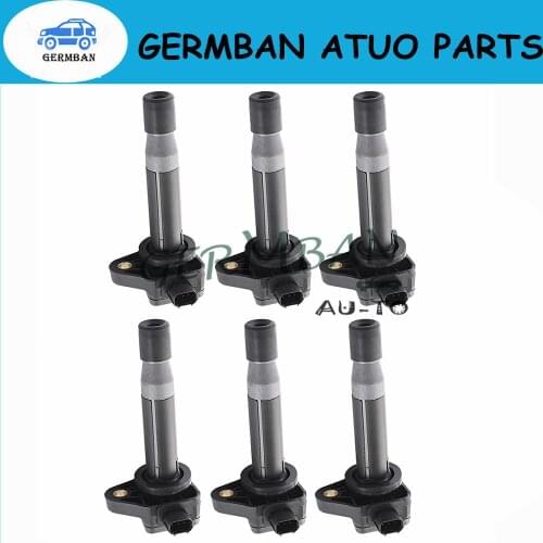 6PCS/LOT Ignition Coil Fit For Honda Accord Crosstour Odyssey Acura RL TL TSX No#178-8379 30520-R70-A01 30520-R70-S01-S01