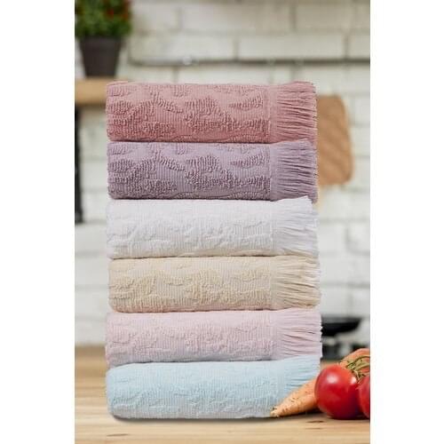 Meslina Kitchen Towel Hand Towel 30x50 cm 6 Piece