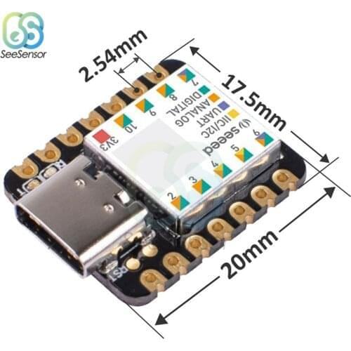 Type-C Seeeduino XIAO Microcontroller SAMD21 Cortex M0+ Nano 48MHZ SPI I2C Interface For Arduino IDE/IOT System Development Tool