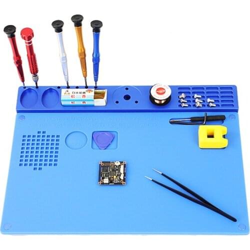 Multifunctional Aluminum Alloy Base Fix Microscope Fixed Base Integrated Aluminum Alloy Mat Mobile Phone PCB Repair Pad