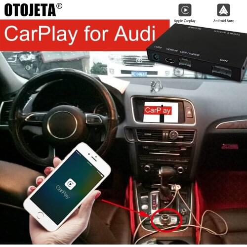 Car Upgrade Audio Video System Airplay Wireless Carplay Andriod Auto For AUDI Q5 A4 A5 S5 MMI 2013-2017 interface Black