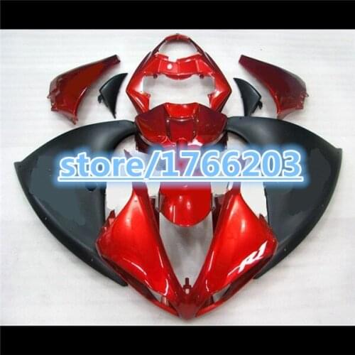 Fairing for YZFR1 2009 2011 red black 09 10 11 YZF1000 09 -11 R1 YZF R1 YZF1000 2009 2011 Fairing Set Plastic Kit Ning