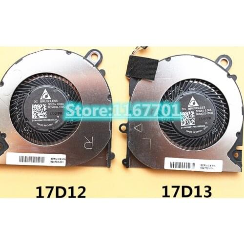New Original Laptop CPU/GPU Cooling Fan For HP Elite X2 1013 G3 924702-001 45D99TP102 45D99TP002 ND55C02-17D12 ND55C02-17D13
