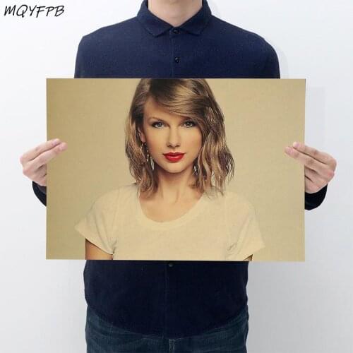 Stars Singers Kraft Paper Posters Wall Stickers Home Furnishings Decorative Paintings