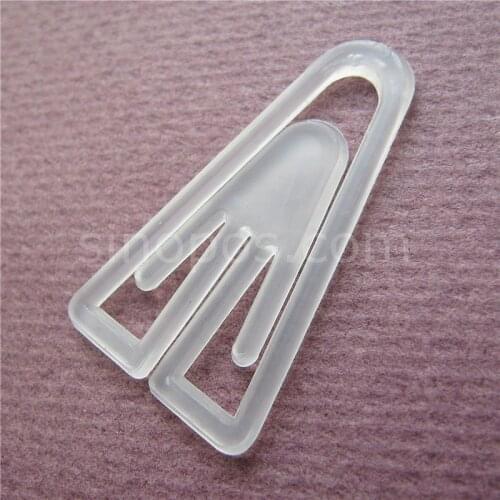 Transparent Plastic Triangle Clip, A-shaped cards paper binder, shirt socks underwear dress clips, clothes pegs packaging A clip