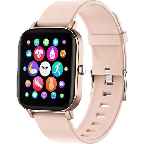 Smart watch bracelet body temperature monitoring information push music photo multi-sports watches suitable for Android and iOS