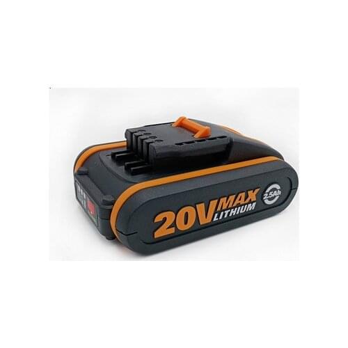 LED 20V Battery 2500mah Li-ion for Worx WX390/WX176/WX166.4/WX372.1 WX800/WX678/WX550/WX532/WG894E WG629E/WG329E/WG2