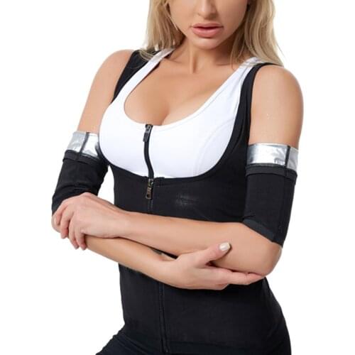 Ladies Body Sculpting Sweat Arm Sleeve Arm Trimmer Yoga Exercise Fitness Stuffy Sweat Arm Compression Sweat Belt Protector