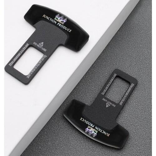 1pcs Car-Styling JP Logo Carbon Fiber Car Safety Seat Belt Buckle Clips Clasp Insert For BMW Audi Ford Nissan Toyota Honda Mazda