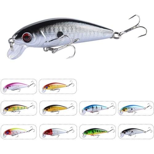 10 color floating mino 8.2g/7.2cm Best price Riprizer dive 1.5m Wobblers Carp Fishing Lures Artificial Baits tackles