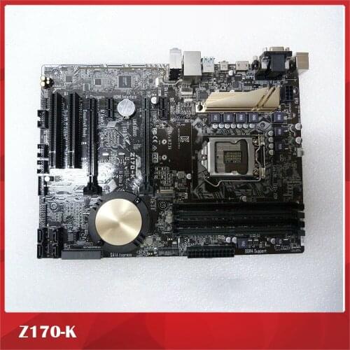 100% Working Desktop Motherboard Z170-K DDR4 1151 Z170 Stand by i7 6700 6500 Fully Tested, Good Quality