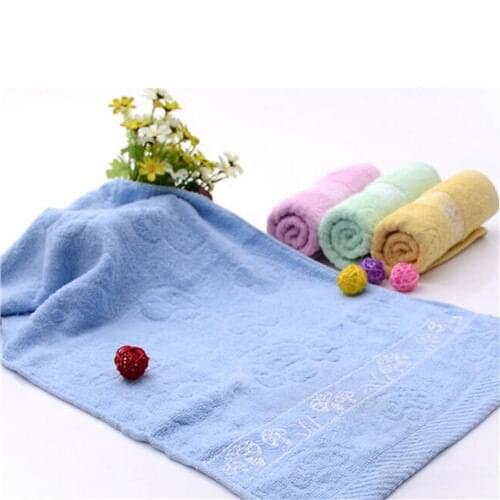 2 PCS a set face towel! 100% Cotton Hand Towels 500GMS Cloth Softer 74cm*33cm