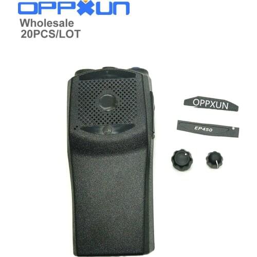 20PCS/LOT OPPXUN the housing shell case for ep450 walkie talkie two way radio with the knobs