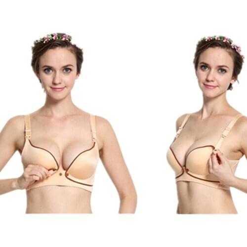 2017 Quality Brand Maternity Women Nursing Bra 100% Cotton Front Button Bra For Pregnant girl Breast Feeding Underwear
