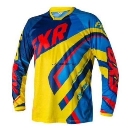 2021 Enduro Cycling T-shirt Mountain Downhill Bike Long Sleeve Racing Clothes DH MTB Offroad Motocross FXR BMX Jerseys