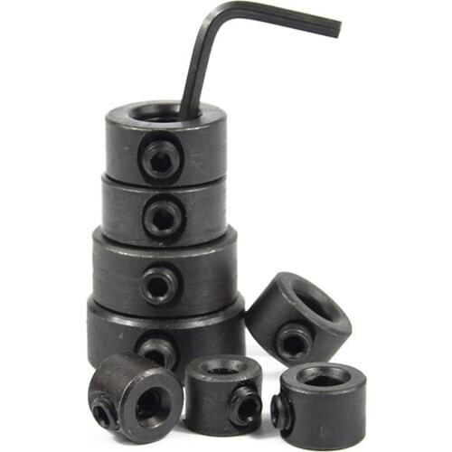 8Pcs/Set Woodworking Locator Drill Bit Depth Stop Collars Ring Positioner Locator Positioner Drill Locator Wood Drill Bit Tools