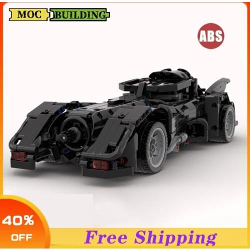 918pcs Creator MOC-73349 Building Block Supercar 1989 Batmobile Car Model Bat Movie Vehicle Figures Bricks Kids Toy Xmas Gifts