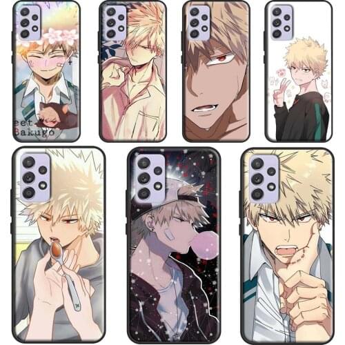 Bakugou katsuki aesthetic anime Phone Case For Samsung Galaxy A52 A32 A42 A72 A12 A21S A20e A40 A50 A70 A31 A51 A71 A02S