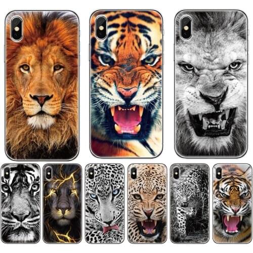 Case For Wiko Y80 Y70 Y60 Y50 Y61 View 4 3 lite 3 pro sunny 4 5 Cool Lion Tiger leopard soft TPU Silicone phone cover