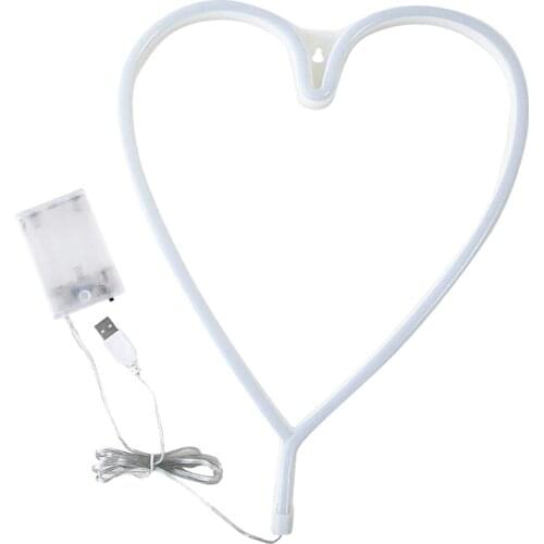 Color Neon Halloween Night Light Sign Decoration Bedroom Home Party Bar Creative Wall Hanging Lighting White